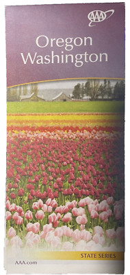 AAA Oregon Washington Travel Map 2012-2013 Skagit Valley Tuiips S Westmoreland