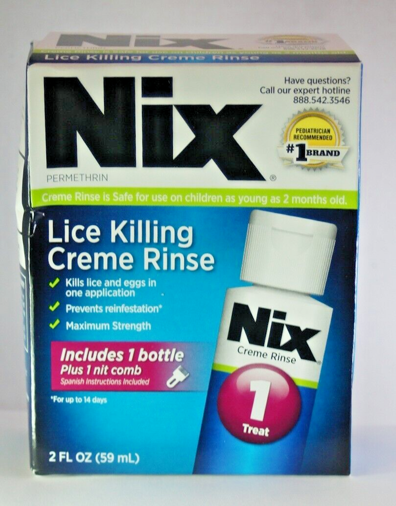 Nix Creme Rinse Permethrin Lice Treatment Maximum 280 mg 2oz EXP 02/24 363736120023 eBay