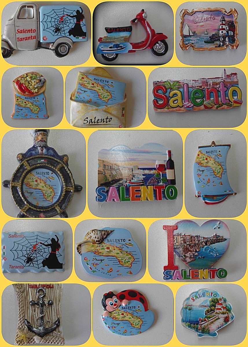 Calamita Frigo 3D Taranto – Magnete Souvenir In Resina, Formato 3D, Ricordo Della Puglia, Idea Regalo Per Turisti E Collezionisti