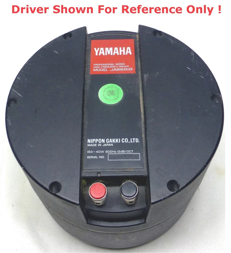 Diafragma de repuesto para controlador YAMAHA JA6681B @ 16 ohmios Foto 4 de 4