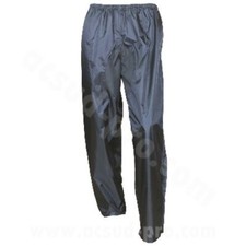 PANTALONI ANTI PIOGGIA MOTO SCOOTER ELASTICIZZATI NERO TAGLIA XL CON BORSA