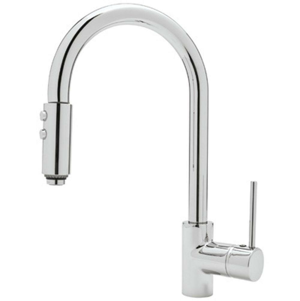 Rohl Ls57l Stn 2 Satin Nickel Modern Kitchen Faucet With Pull Down Spray And For Sale Online Ebay