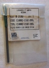 1 - 7/32 Piloted Spiral Flute Carbide Reamer, .2182 x .203 Reamer Aircraft Tool