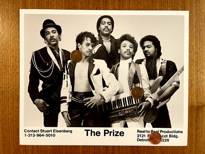 Vintage 8 x 10 Promo Photo: THE PRIZE Detroit Modern Soul Funk '80s Rare