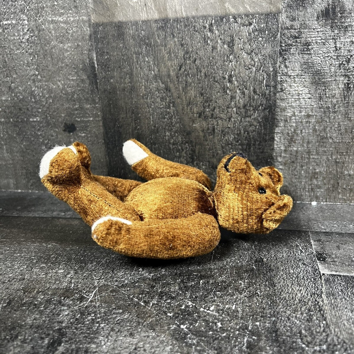 Vintage Teddy Bear Handmade Jointed Brown Stitched Rare | eBay Vintage Teddy Bear Handmade Jointed Brown Stitched Rare | eBay