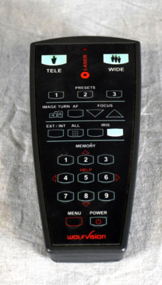 Genuine WOLFVISION IEC 60825-1 Remote Control Laser Pointer Visual Presenter