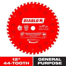 Diablo D1244X 12" x 44 Tooth General Purpose Wood Saw Blade