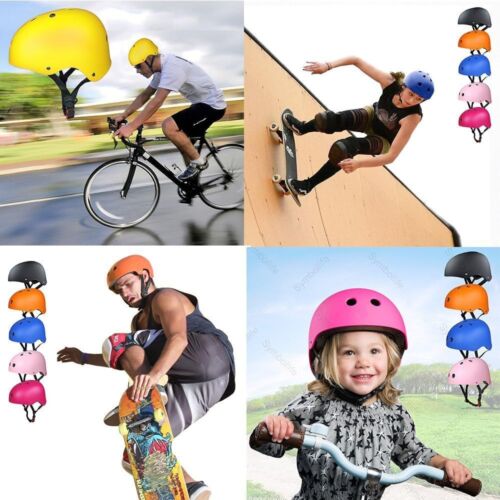 Damen Teen Skateboard Helm mit Schutzausrüstung Knieschützer Ellenbogenschützer Handgelenkpolster - Bild 7 von 24