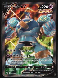 Golurk V 181/203 Evolving Skies Full Art Ultra Rare