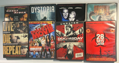 Halloween DVD Horror Doomsday Dystopia Sphere Disaster Movie Lot of 8 DVD VG!