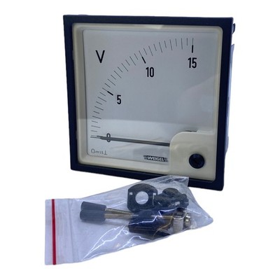Weigel PQ96 Panel Mount Instrument with Rotary Coil Gauge 15V