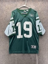 Vintage Keyshawn Johnson New York Jets Jersey Men 46 Medium Green Starter 1998s