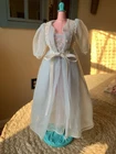 ** Vintage BARBIE - SLEEPING PRETTY #1636 - Gown N Robe  Light Blue Peignoir Set