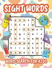 Sight Words Word Search for Kids: High Frequency Words Activity Book for Pre-K t