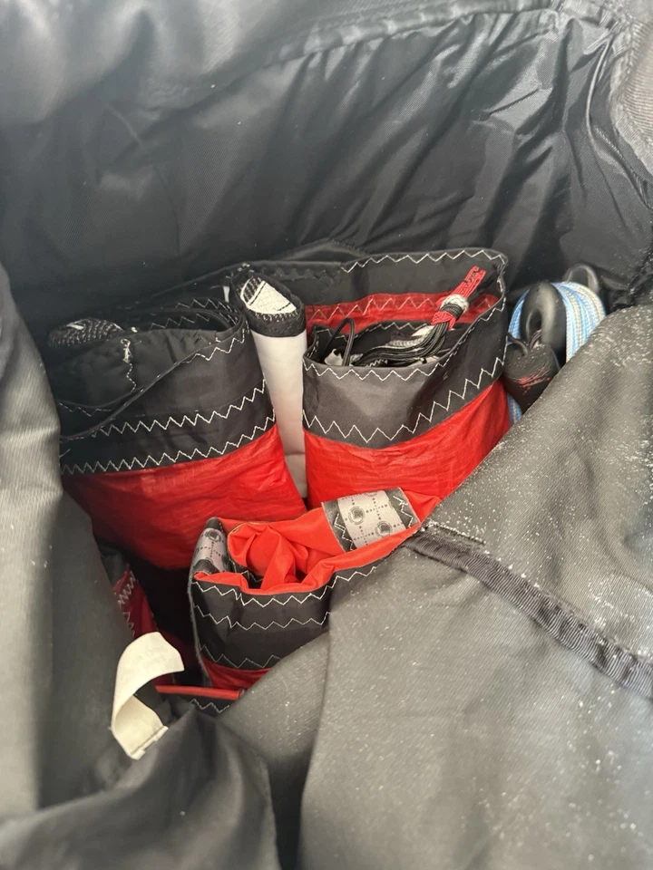 Kiteboarding Setup 4M Liquid Force Havoc Kite Control Bar Bag Pump - Image 2 of 4