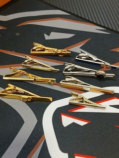 Pacchetto clip cravatta Pierre Cardin US Polo Nina Ricci Mila già Mario Valentino