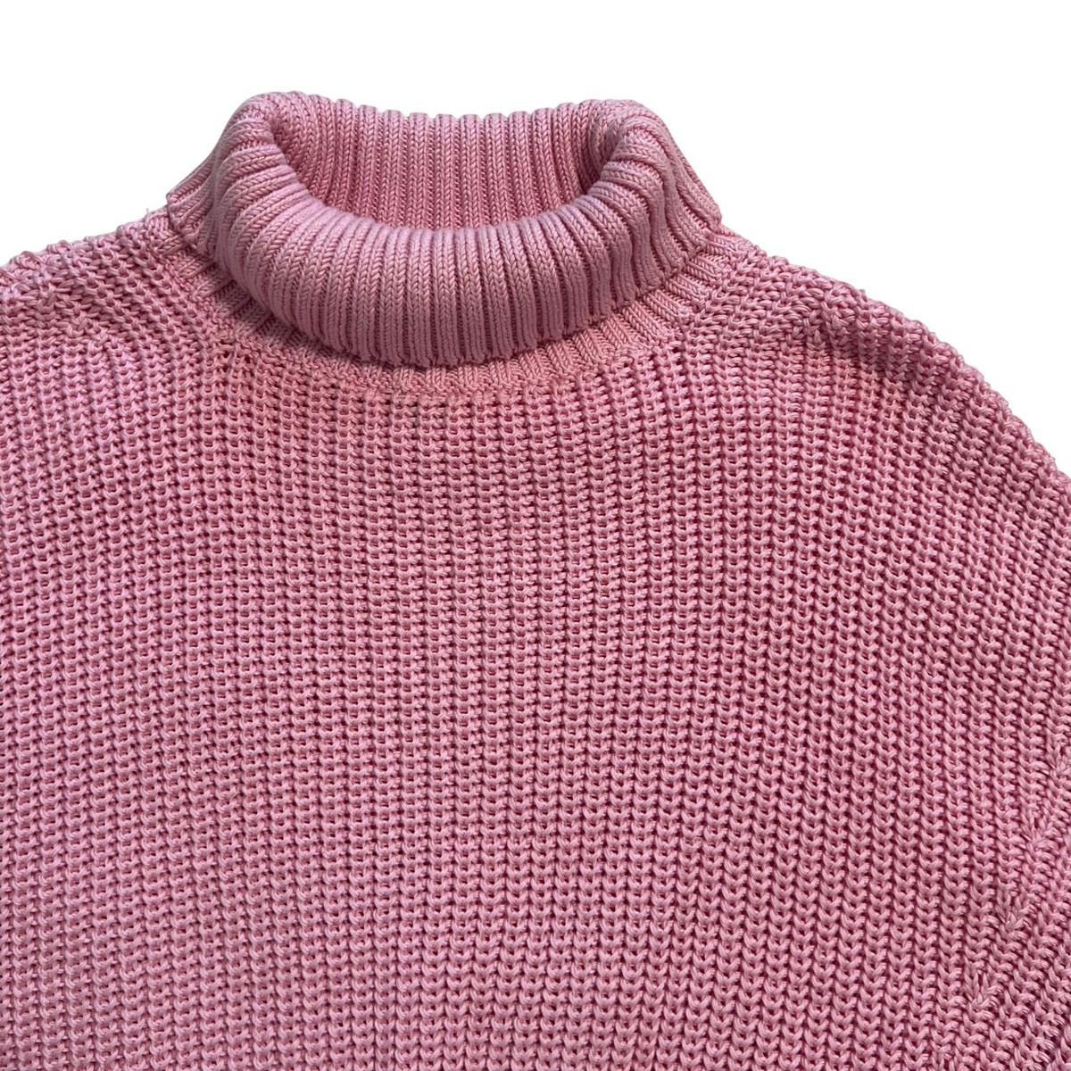 Banana Republic 2025 Janie Cropped Cotton Mock Neck Spring Sweater SZ XS View 4