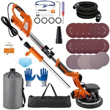 Drywall Sander 950W 1800 RPM Wall Sander 7 Variable Speed w/ 18 Sanding Discs