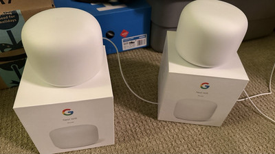 Google Nest Wifi Router Dual Band Wireless Mesh System White 2-Pack