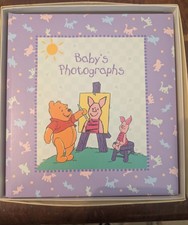 Disney Winnie the Pooh and Piglet Baby's Photographs Photo Album New In Box