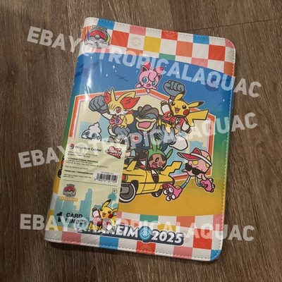 pokemon center card binder Pokemon World Championships 2025 Anaheim Pokemon Center Card Binder *IN  HAND*