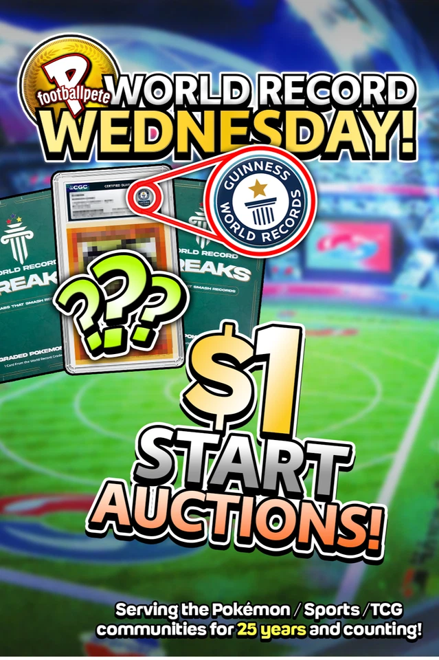 🤯$1 START POKEMON WORLD RECORD WEDNESDAY!🤯W/PFOOTBALL