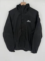 Grundens Weather Watch Rain Jacket Men’s Small Black Full Zip Hooded Waterproof