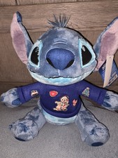 12" Disney Stitch In Mickey Mouse Sweater Unleash The Holidays Christmas Plush
