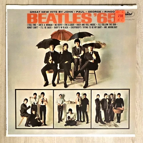 The Beatles BEATLES '65 Original 1964 Mono 1ST PRESSING FACTORY SEALED GORGEOUS!