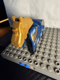 RARE LEGO Gold & Dark Blue Horse Kings Barding Armor