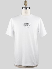 KNT Kiton White Cotton T-shirt KNMX18 Man