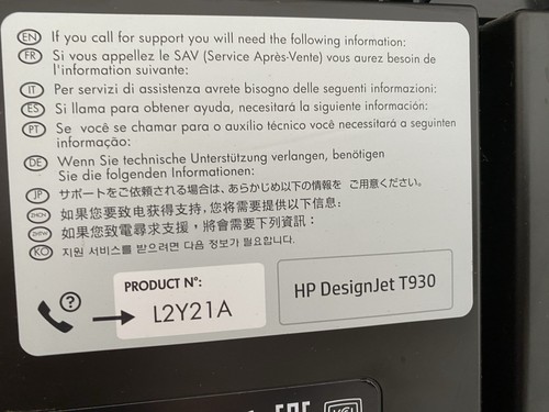 HP DesignJet T930 36-in A0 A1 CAD Printer L2Y21A - Picture 14 of 14