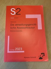 Alpmann Schmidt Skript - Die verwaltungsgerichtliche Assessorklausur, Wüstenbe