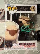 Ewan Mitchell Autograph Aemond Targaryen Funko Pop! ACOA - House of The Dragon