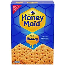 (2 pack) HONEY MAID Graham Crackers, Lunch Snacks, 14.4 oz