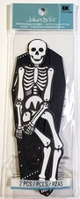 Skeleton & Coffin Halloween Graveyard Cemetery Jolee's By You 3D Stickers