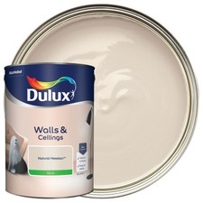 Dulux Silk Emulsion Natural Hessian 5L Interior Walls Ceilings Smooth Finish Pro
