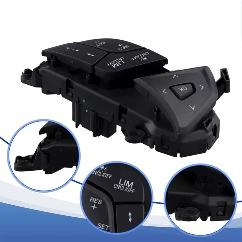 Car Steering Wheel Cruise Control Switch DG9T-9E740GFW DG9T9E740GFW for 13-18 - Image 4 of 4