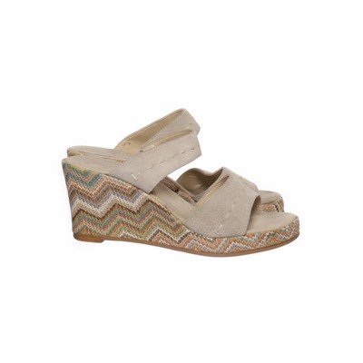 Marks & Spencer, Keilschuhe, Größe: 39 1/2, Beige/Mehrfarbig, Damen, 7 #IFi