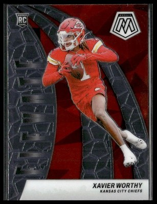 Xavier Worthy 2024 Panini Mosaic Elevate Mosaic #7 Kansas City Chiefs