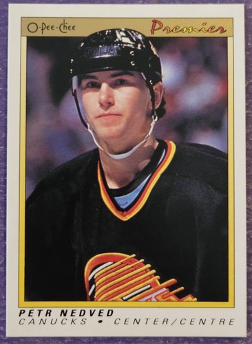 Petr Nedved #81 1990 O-Pee-Chee Premier card