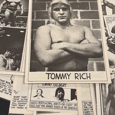 VINTAGE 1974-1977 MEMPHIS WRESTLING PROGRAM LOT 75pc JIM BLAKE ESTATE Lawler JYD