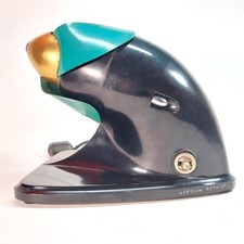 Italian streamline bakelite vintage fan 'Hurricane Aghetto'  (1950's) black 125v