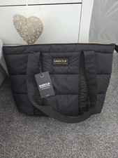 ☆☆ Brand New Barbour International Monaco Quilted Tote Bag Black ☆☆
