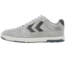 Hummel Sneaker Power Play Suede Sport Shoes Trainers low 1 Retro gray 2121842003