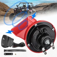 Universal UTV ATV Electric Horn Kit 12V 105dB Rocker Switch