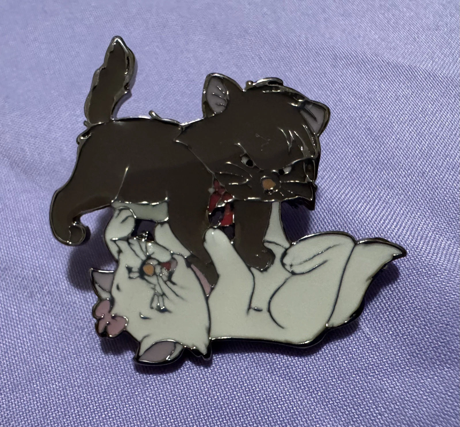 Disney Boxlunch The Aristocats Marie and Berlioz Playing Pin