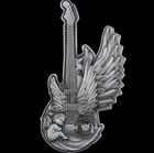 2025 Cameroon Divine Music: Guitar of Angel 2 oz Silver BOX COA #96 Mintage 199