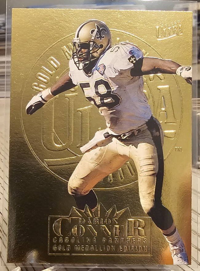 1995 Fleer Ultra Gold Medallion Darion Conner #35 New Orleans Saints/Panthers