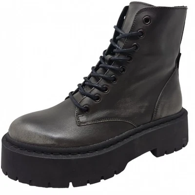 Steve Madden Skylar Damen Schnürstiefel in Grau